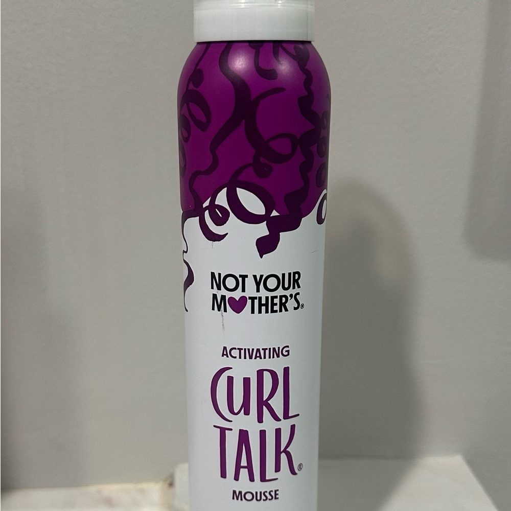 Not Your Mother's Curl Talk Activating Mousse - Purple & White
